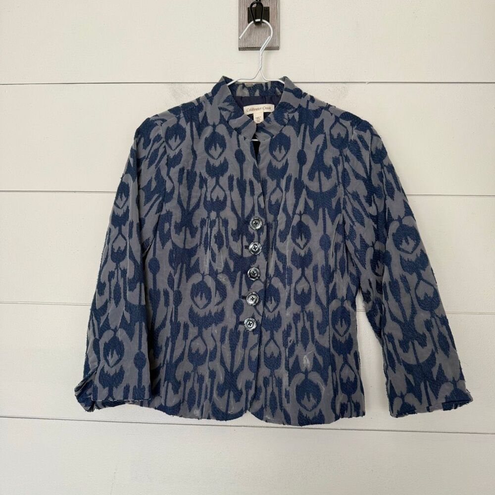 Coldwater Creek Women’s 4P Blue Jacket